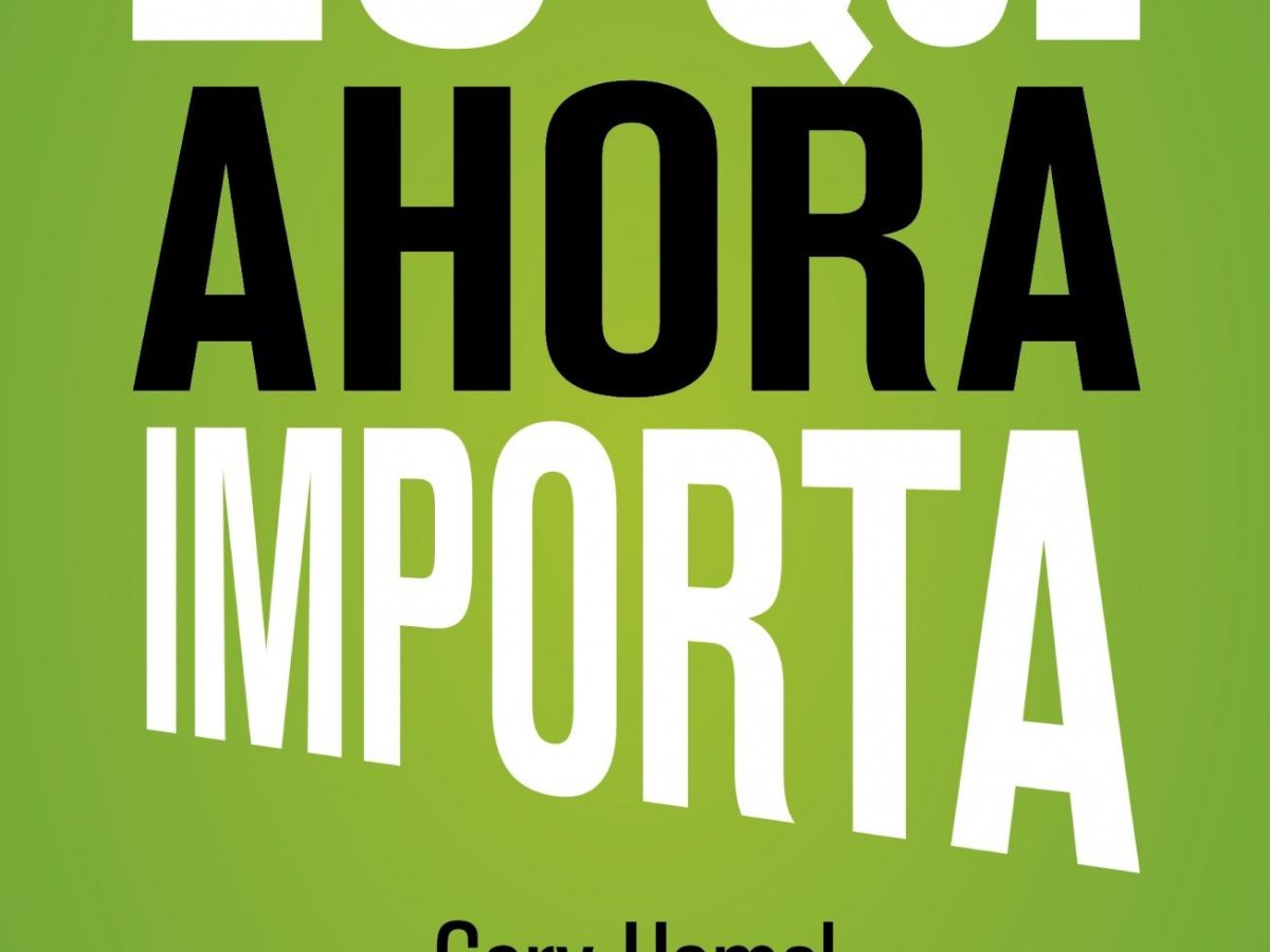 Lo que ahora&nbsp;importa